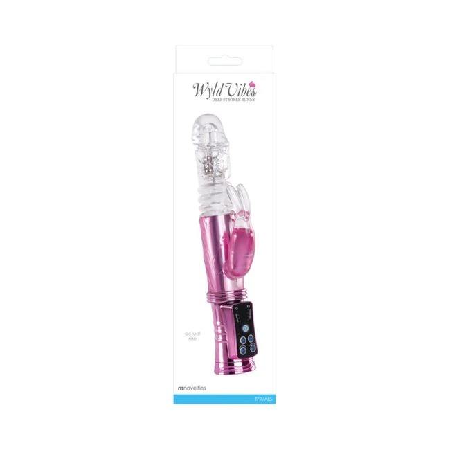 Wyld Vibes Bunny Deep Stroker Vibrator Pink - How It Feels