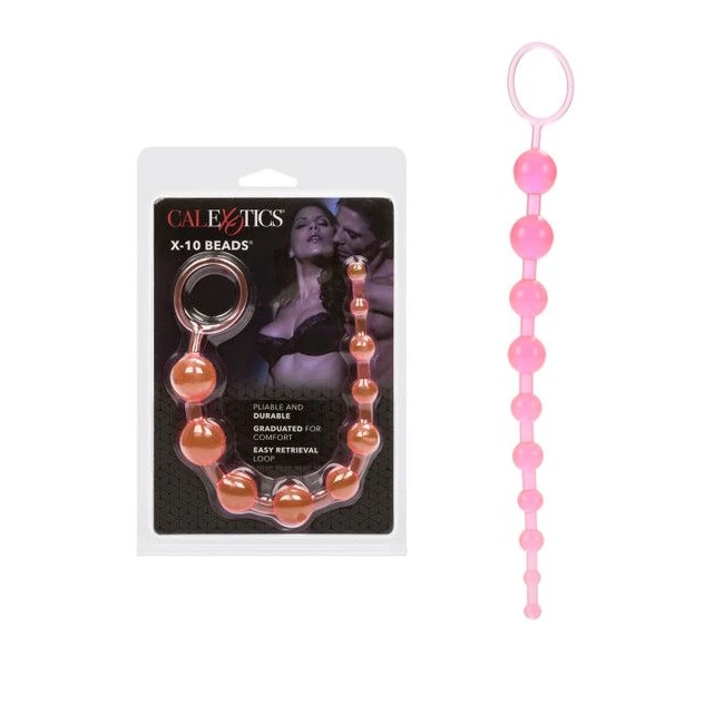 X-10 - Graduated Anal Beads From 0.3 to 0.9 Inches