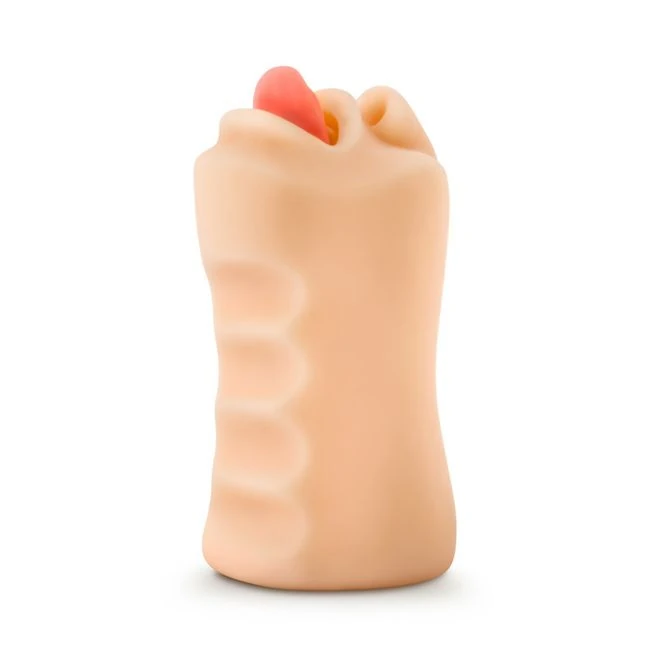 X5 Men Oral Anne Vanilla Stroker - Internal Texture and Stimulation