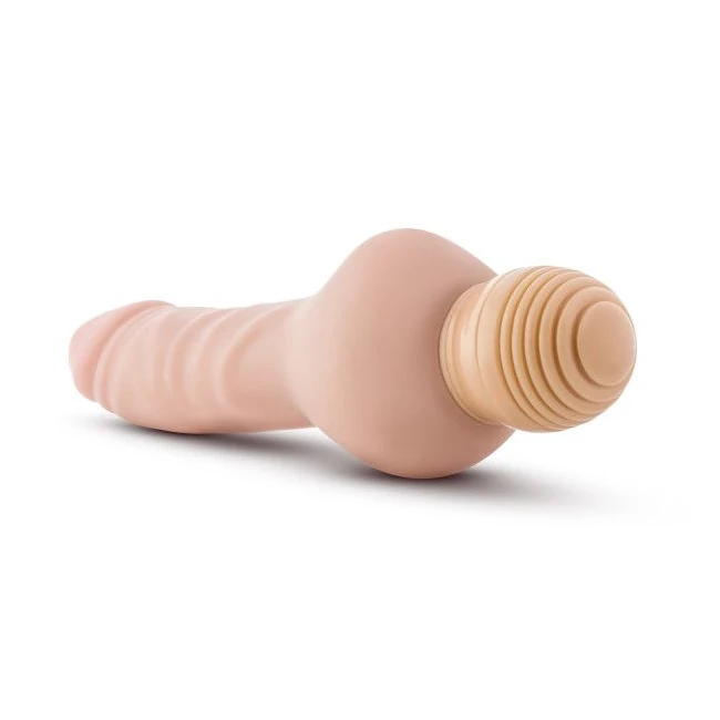 X5 Plus Mr Right Now Beige Vibrating Dildo - Power & Performance