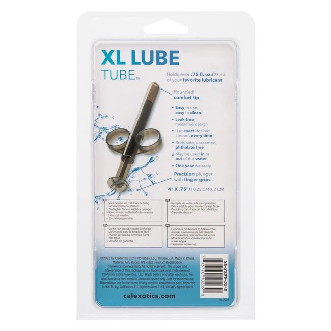 Xl Lube Tube Smoke - Graduated Sizing & Specifications