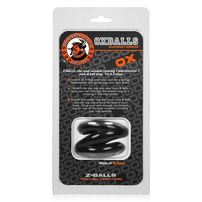 Z Balls Z Shaped Ballstretcher Atomic Jock Black - Design &amp; Build