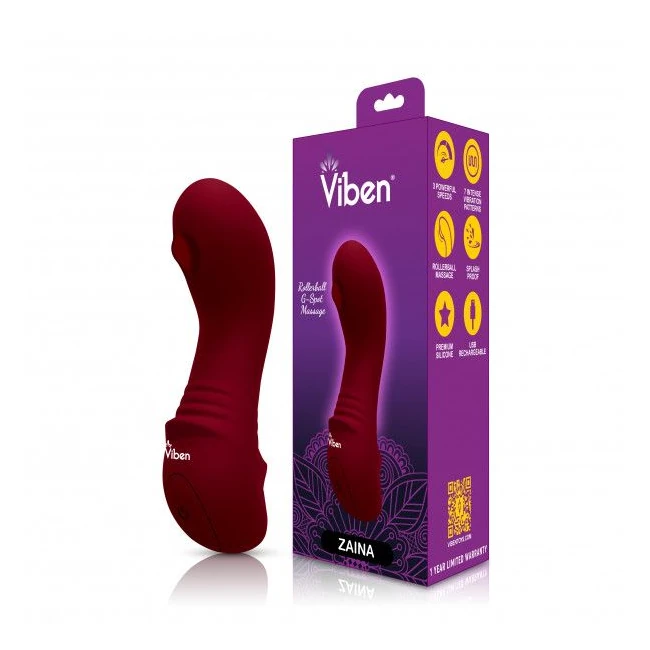 Zaina Ruby Intense Mini G-spot Vibe - Vibration Modes