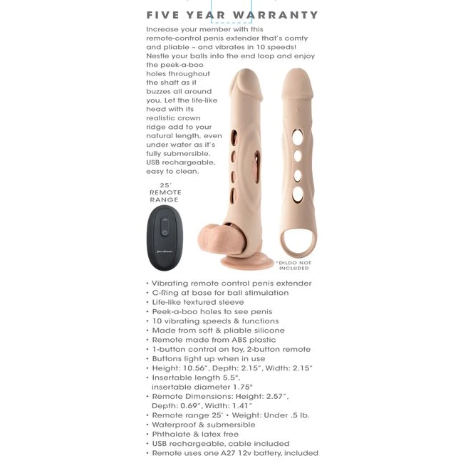 Zero Tolerance Big Boy Extender Light - How It Feels