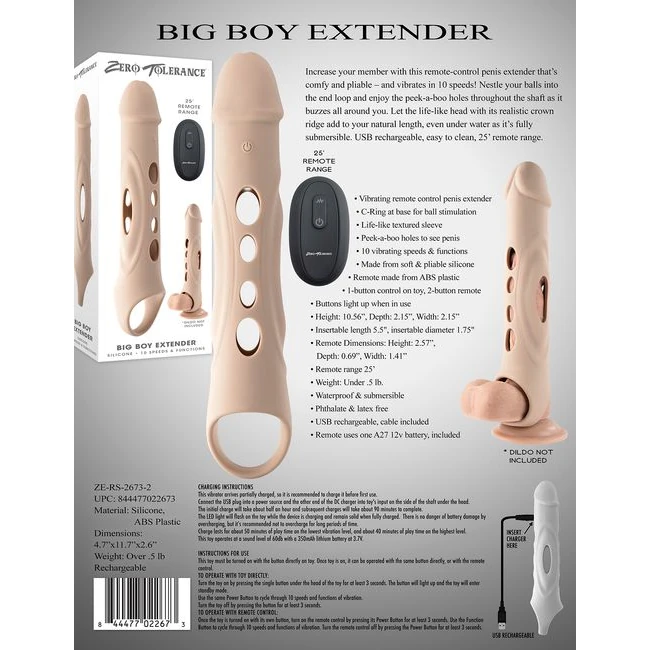 Zero Tolerance Big Boy Extender Light - Power & Performance