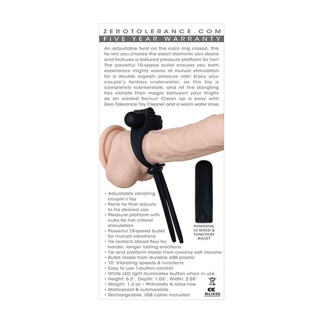 Zero Tolerance Black Tie Affair - by Evolved Novelties