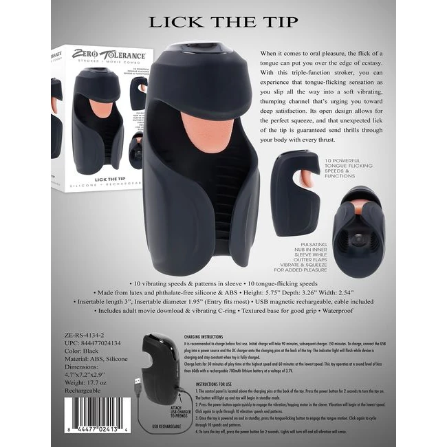 Zero Tolerance Lick the Tip - Power & Performance