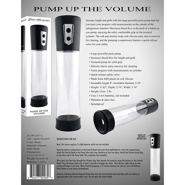 Zero Tolerance Pump Up the Volume - Overview