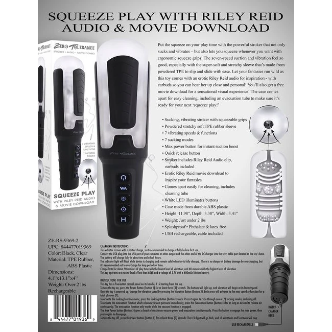 Zero Tolerance Squeeze Play W/ Riley Reid - Power & Performance