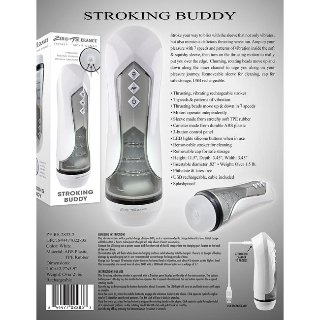 Zero Tolerance Stroking Buddy - How It Feels
