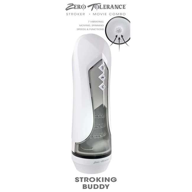 Zero Tolerance Stroking Buddy - Vibration Modes & Thrusting Beads
