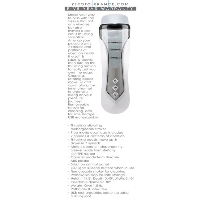 Zero Tolerance Stroking Buddy - Controls & Power