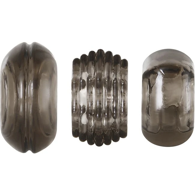 Zero Tolerance Triple Thick Cock Ring Trio - by Evolved Novelties