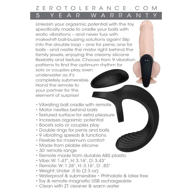 Zero Tolerance Vibrating Ball Cradle - Introduction to the Zero Tolerance Vibrating Ball Cradle
