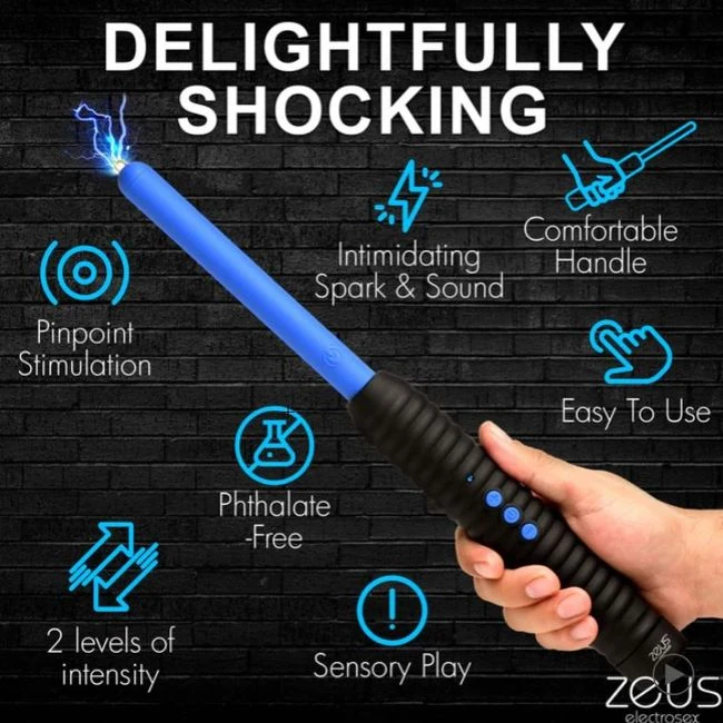 Zeus Shock Rod E-stim Zapping Wand - How It Feels