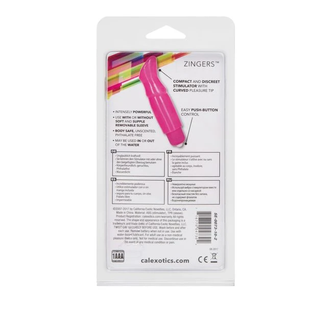 Zingers Pink - Vibration Modes and Sensations