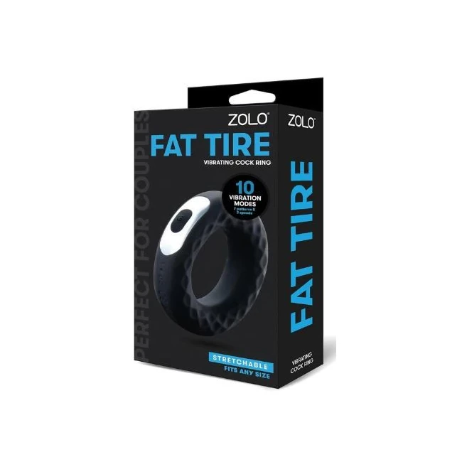 Zolo Fat Tire Vibrating Cock Ring - Fabric & Feel