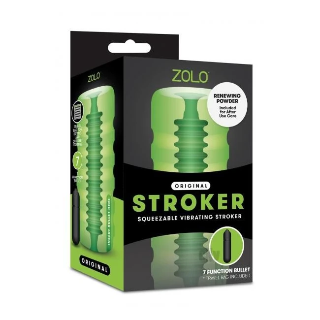 Zolo Original Squeezable Vibrating Stroker - Internal Texture