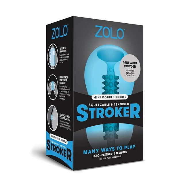 Zolo Stroker - Soft TPE That Responds to Your Grip