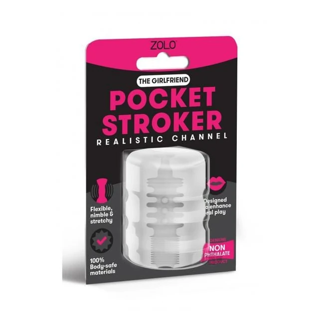 Zolo the Girlfriend Pocket Stroker White - Internal Texture