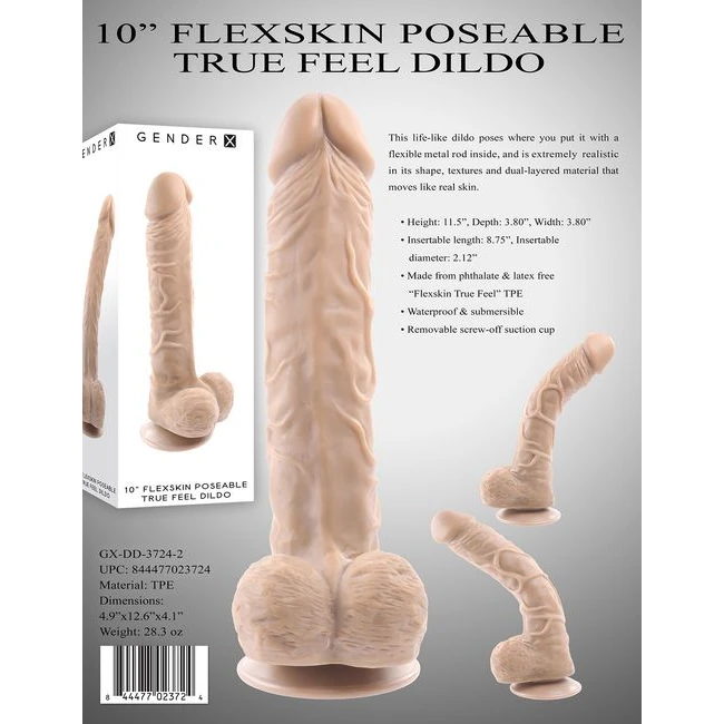 10 in Poseable Flexskin True Feel Light - Specifications