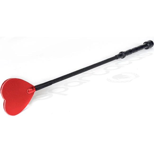 20in Flexi Crop- Red Heart Shape Leather Tip - Build & Quality