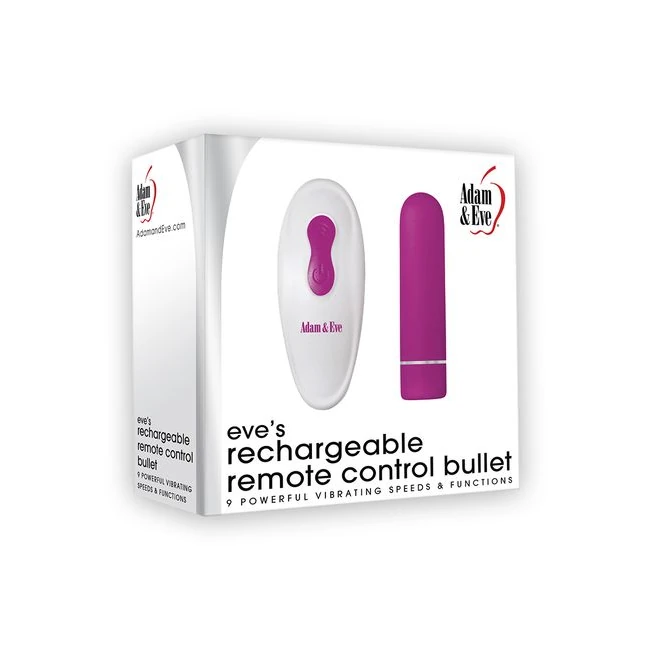 Adam & Eve Eves Rechargeable Remote Control Bullet - Power & Performance