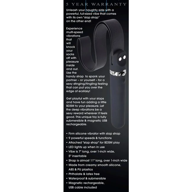 Adam & Eve Spank Me Vibe - Vibration Modes and Features