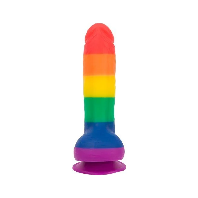 Addiction 100% Silicone Justin 8 Rainbow " - Overview