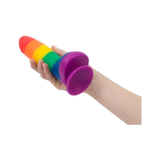 Addiction 100% Silicone Justin 8 Rainbow " - Features