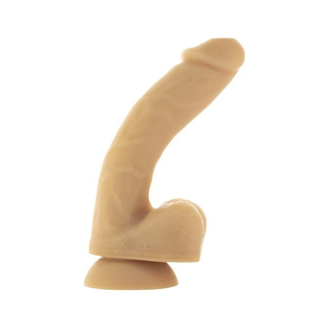 Addiction Andrew 8in Bendable Dong Caramel - Size & Fit
