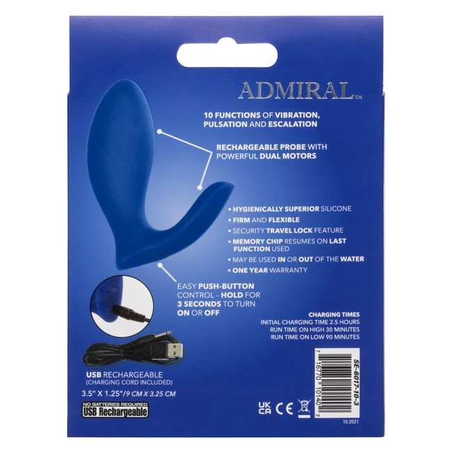Admiral Prostate Rimming Probe - Specifications