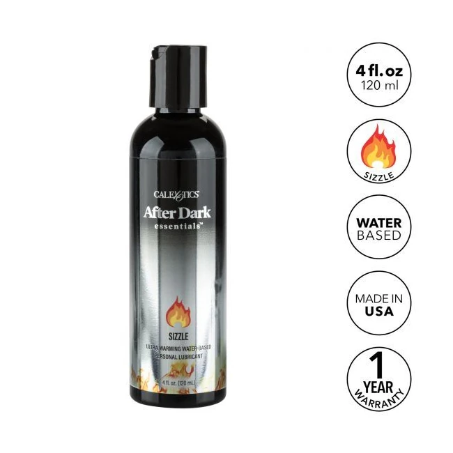 After Dark Sizzle Warming Water Based Lube 4oz - Ingredients & Safety