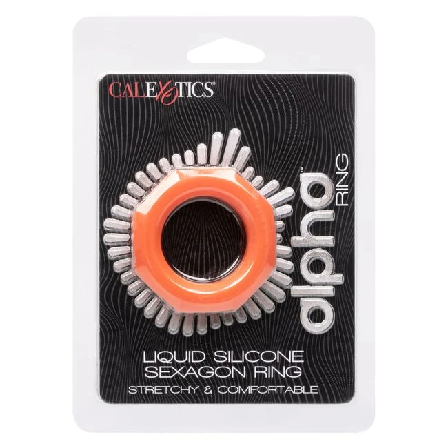 Alpha Liquid Silicone Sexagon Ring - Overview