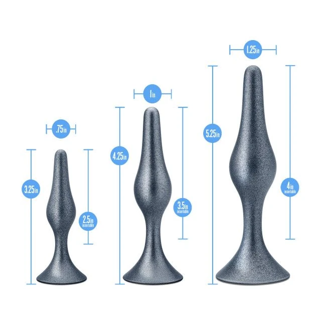 Anal Adventures Matrix Genesis Plug Kit Stellar Silver - Material & Safety