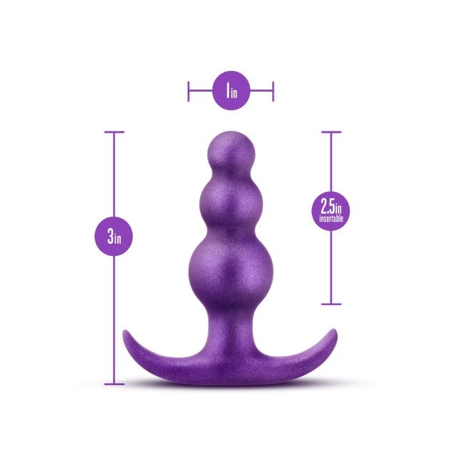 Anal Adventures Matrix Super Nova Plug Galactic Purple - Material & Safety