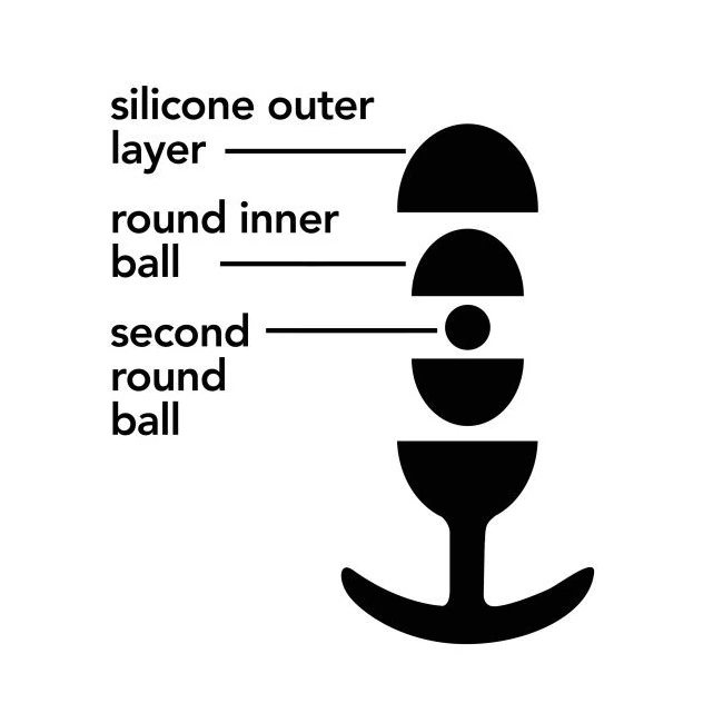 Anal Adventures Platinum Silicone Vibra Slim Plug Small Black - How It Feels