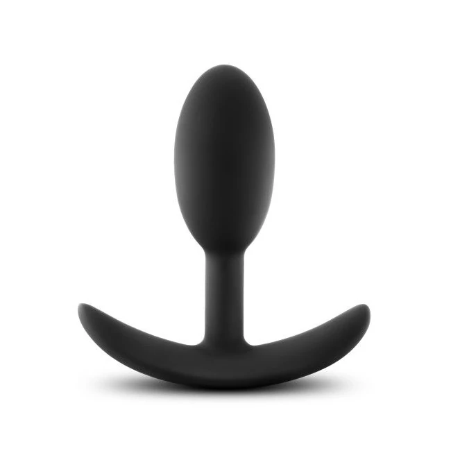 Anal Adventures Platinum Silicone Vibra Slim Plug Small Black - Materials & Safety