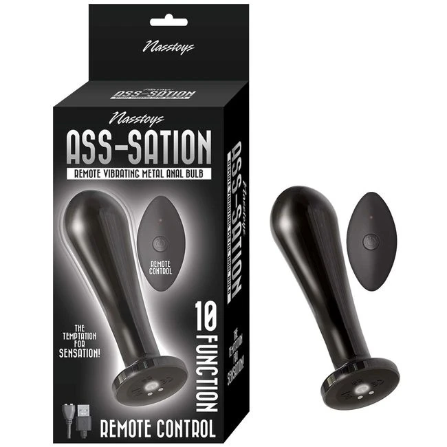 Ass-sation Remote Vibrating Metal Anal Bulb - Design & Materials