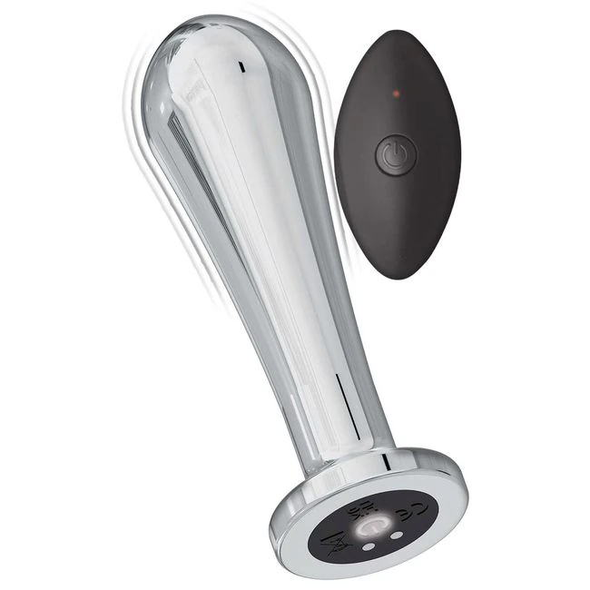 Ass-sation Remote Vibrating Metal Anal Bulb - How It Feels