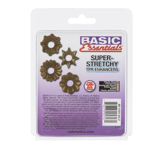 Basic Essentials 4 Pack Smoke - Material and Design