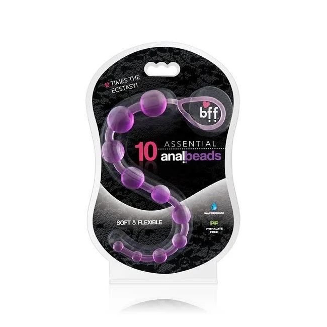 Best Friends Forever Assential Anal Beads Purple - Shape & Comfort