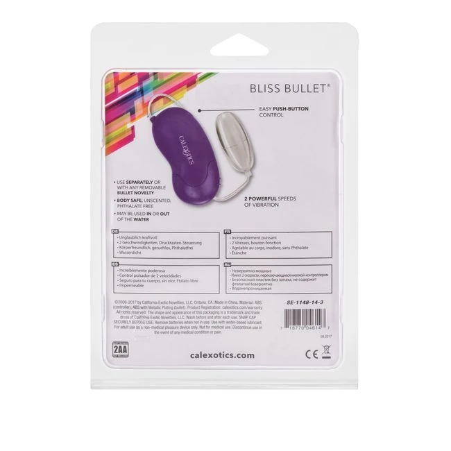 Bliss Bullet Purple - Vibration Modes and Sensations
