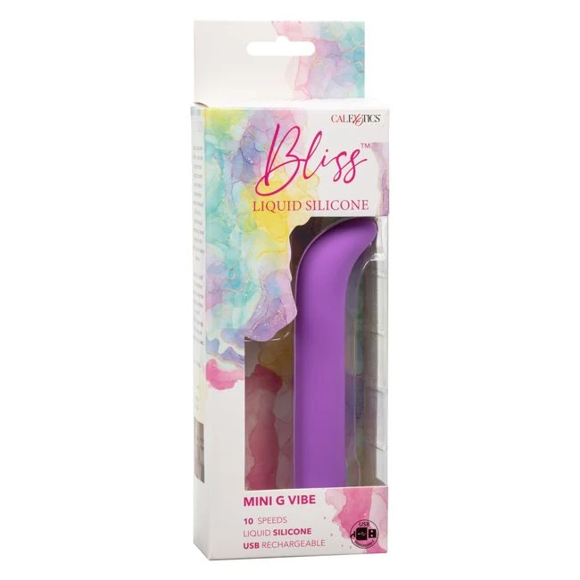 Bliss Liquid Silicone Mini G Vibe - Experience Sensual Pleasure with the Bliss Liquid Silicone Mini G Vibe