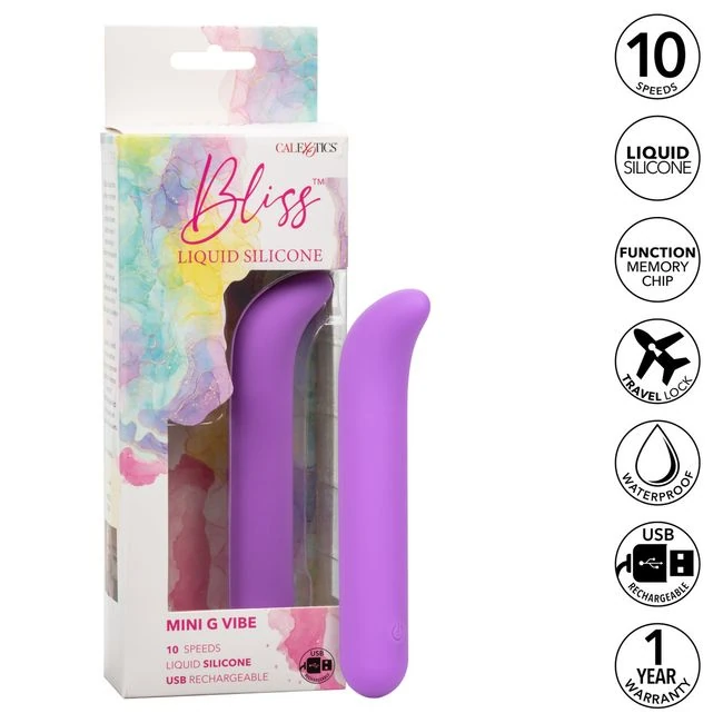 Bliss Liquid Silicone Mini G Vibe - Vibration Modes and Features