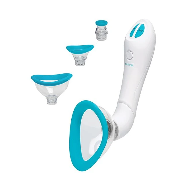 Bloom Intimate Body Pump Sky Blue/ White - Experience the Bloom Intimate Body Pump