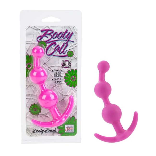 Booty Call Booty Beads Pink - Ergonomic Design for Ultimate Control