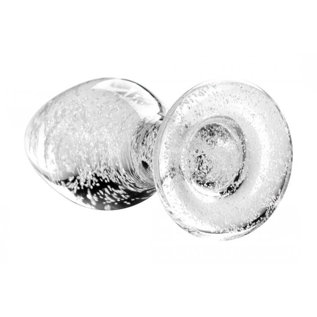 Booty Sparks Glow-in-the-dark Glass Anal Plug Large - Shape & Comfort