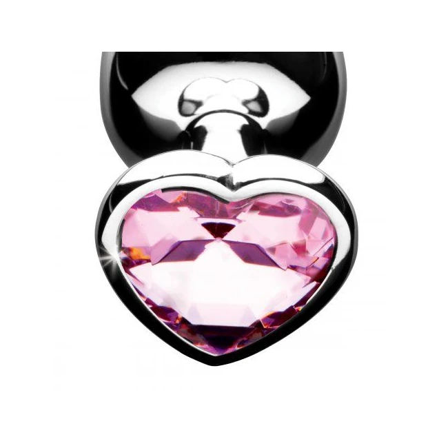 Booty Sparks Pink Heart Gem Anal Plug Set - Material & Safety