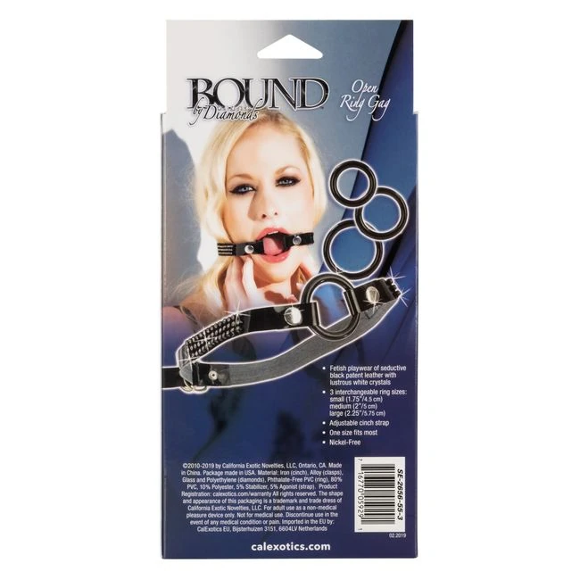 Bound by Diamonds Open Ring Gag - Comfort & Fit